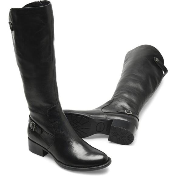 Born Women's Cupra Black Leather Boot in size 8.5 - Picture 1 of 8